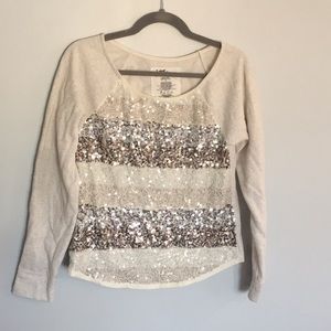 Sequin sweatshirt
